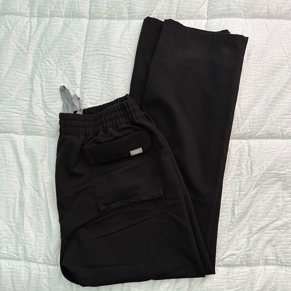 Figs Scrubs Technical Collection Sewell Pant Black, XL. New Without Tags